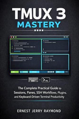 Tmux 3 Mastery: The Complete Practical Guide to Sessions, Panes, SSH Workflows, Plugins, and Keyboard-Driven Terminal Productivity