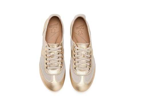 Image of Dansko Milana Slip-On Sneakerina Flats for Women - Sneaker-Inspired Ballet Shoe with Built-in Wedge and Arch Support - Lightweight Rubber Outsole - Leather and Mesh