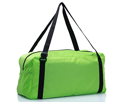 Image of Foldable Travel Duffel Bag for Women & Men Luggage Great for Gym (Green)