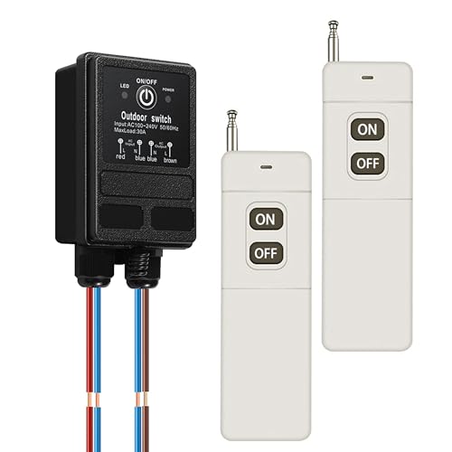 Interrupteur sans fil 230V pour couper les gros équipements électriques à distance