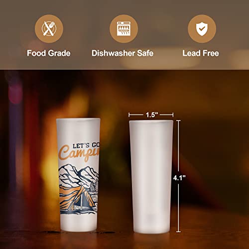 Agh Sublimation Frosted Shot Glasses 3 Oz Set Of 12 Shot Glasses Sublimation Blanks Products Personalized Shot Glasses Bulk With Heavy Base For Whiskey, Tequila, Vodka, Espresso #TOP5