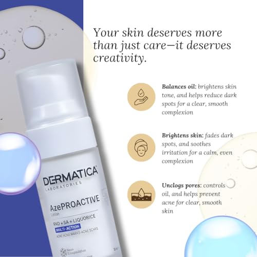 Image of Dermatica Aze Proactive Lotion | For Acne, Acne marks And Acne scars | 30ml