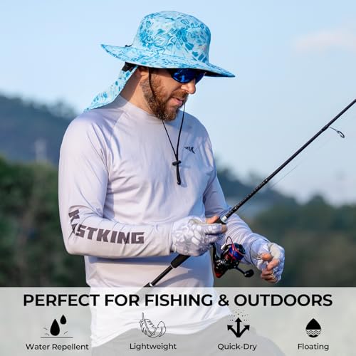 Image of KastKing Sol Armis UPF 50 Boonie Hat - Sun Protection Hat, Fishing Hat, Beach & Hiking Hat, Paddling