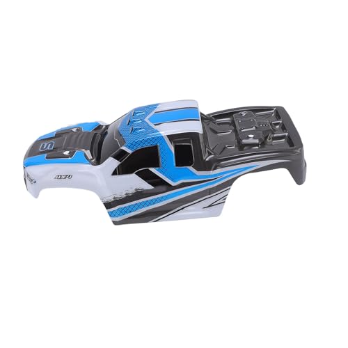 Coque de voiture télécommandée robuste en PVC bleu anti-choc 1/10 - 4
