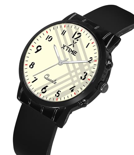 Image of XTIME Analogue Wrist Watch Round Dial & Softest Resin Strap for Men's & Boys