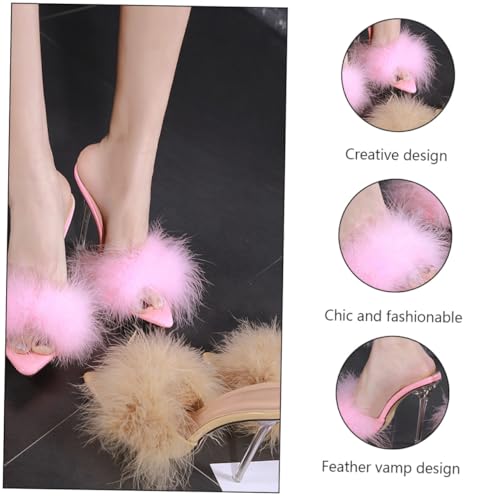 Sandales à talons hauts pointues confortables pour extérieur