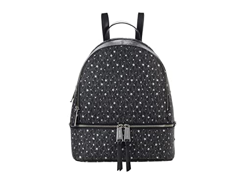 Michael Kors Rhea Zip Medium Backpack Black Multi One Size Michael Kors Rhea Zip Medium Backpack Black Multi One Size