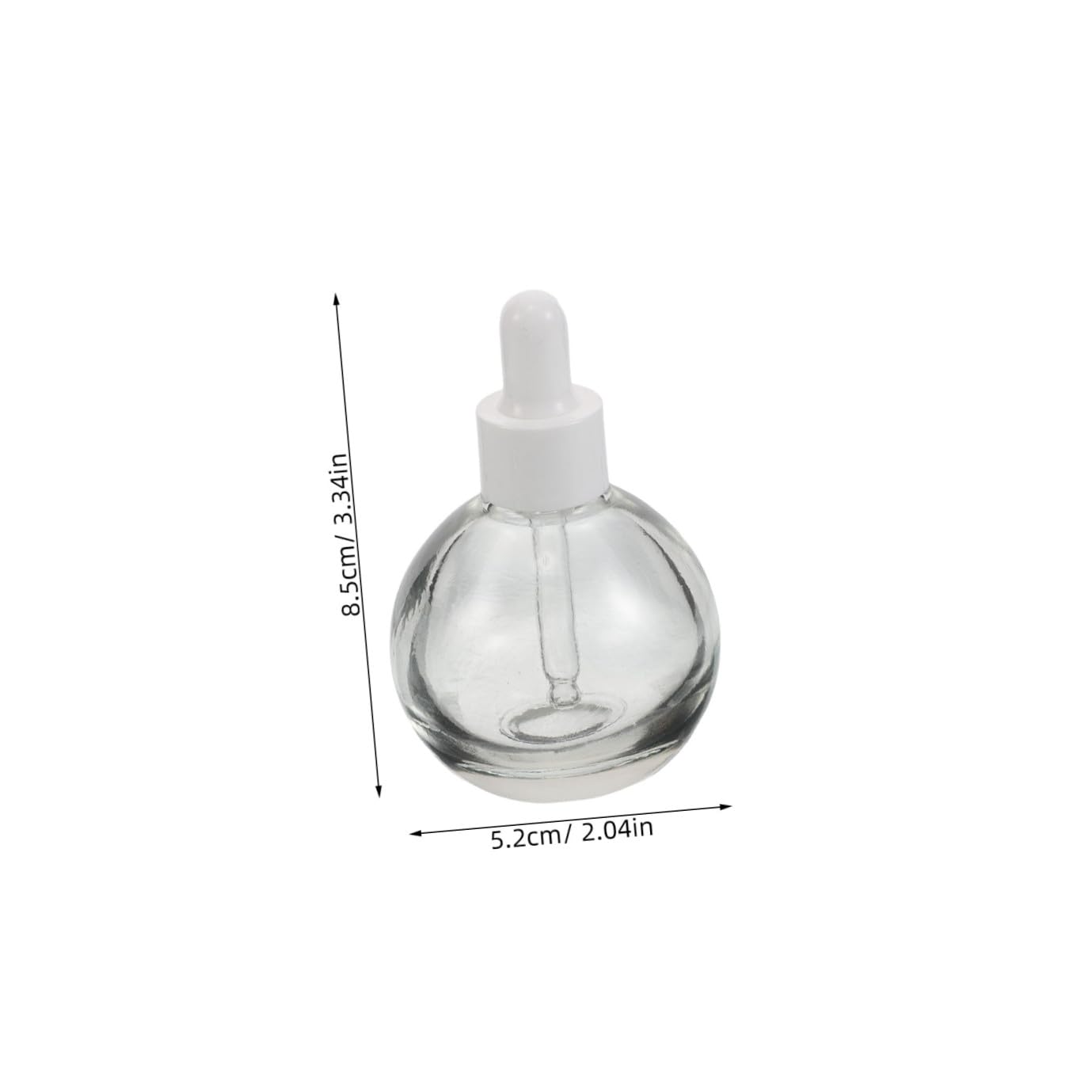 12 Szt. Szt Szklane Butelki z Kroplomierzem Do Olejków Eterycznych Perfum i Serum Okrągłe Buteleczki Próbkowe Do Kosmetyków Przezroczyste Aromaterapeutyczne Pojemniki z Pipetą