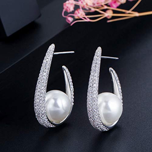 Boules d'oreilles de cerceau grandes perles : ne choisissez plus entre confort et éclat jaune
