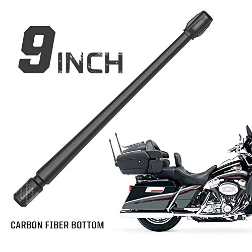Rydonair Antenna Compatible with 1998-2022 Harley Davidson - 9 inches Flexible Rubber Antenna Replacement - Designed for Optimized FM/AM Reception