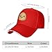 Kawaii Potato Stylish Baseball Cap Cowboy Hat Fashionable for Man Woman Adjustable Red