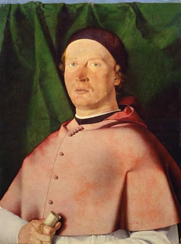 Cartel sobre lienzo Ritratto del Vescovo Bernardino De Rossi en formato 60x90cm