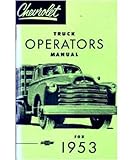 1953 CHEVROLET TRUCK Full Line Owners Manual User Guide