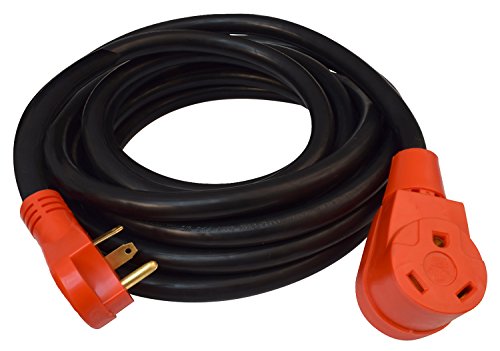 Cynder 00641 RV 30 Amp Heavy Duty Power Extension Cord 50' Foot (50 Feet, Orange)