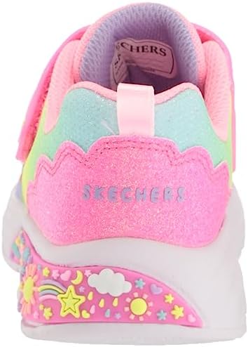 Skechers Kids Girls My Dreamers Sneaker, Pink/Multi, 8 Toddler | Image 2