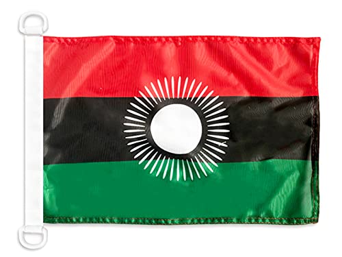 AZ FLAG Malawi Old Boat Flag 12x18 in Mesh Polyester Plastic Rings