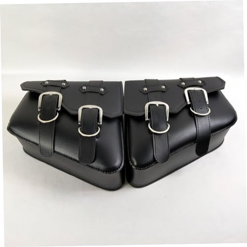 Bolsa colgante para motocicleta alforja de cuero PU para motocicletas eléctricas organizador de herramientas miniatura 2