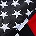 ROTERDON Thin Red Line Flag 2x3 Ft Outdoor, Embroidered 210D Nylon Firefighter Flags Heavy Duty, Vivid Color Red Line Flag with 2 Brass Grommets for All Weather