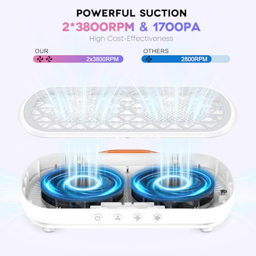 Extractor de polvo para uñas AURELLE potente y portátil miniatura 3