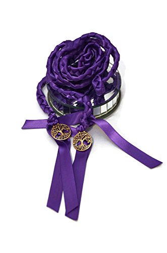 Purple Elvish Tree of Life Wedding Handfasting Cord V2 #Handfasting #Wedding CelticCeremony #DivinityBraid #TreeOfLife