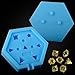 CZYY DND Dice Mold Silicone 7 Standard Polyhedral Sharp Edge Dice Slab Mould for D&D, Tabletop RPG