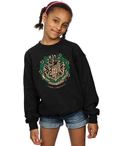 Harry Potter Girls Draco Malfoy Seeker Sweatshirt 9-11 Years Black