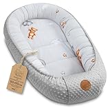 Nestchen Baby - Babynestchen Neugeborene Minky Babynest für Kinderbett...