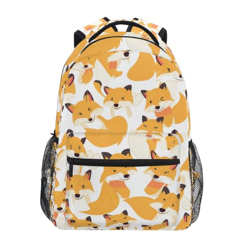 Cartable sac à dos école renards espiègles pour étudiant et voyage ados