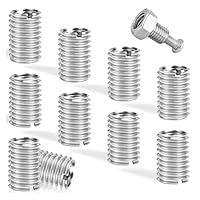 10 Stück Gewindehülsen M10 auf M8 – Präzisionsgewindehülsen, hochtemperaturbeständig, vibrationssicher, ideal für Maschinenbau und Industrieanwendungen, einfach zu warten, Multifunktional