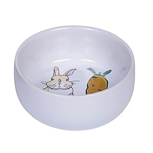 Nobby Knaagschaal Carrot Plus wit Ø 11cm x 4,5 cm, 300 ml
