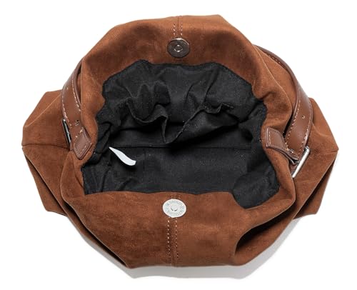 Bolso Mini Tote de Gamuza para Mujer miniatura 6