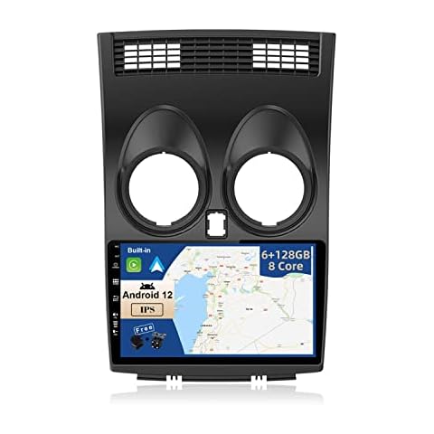 JOYX - [6G+128G] - Android 12 IPS Car Stereo For Nissan Qashqai J10 (2006-2015) - Wireless CarPlay/Android Auto - Camera & MIC - 9 Inch 2 Din - DSP Steering Wheel WiFi DAB Fast-boot 360-Camera AHD-Cam Cover