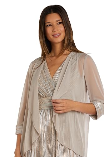 Image of R&M Richards Women's Glimmer Cascade Twinset