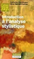 Introduction a l'analyse stylistique np 2091912778 Book Cover