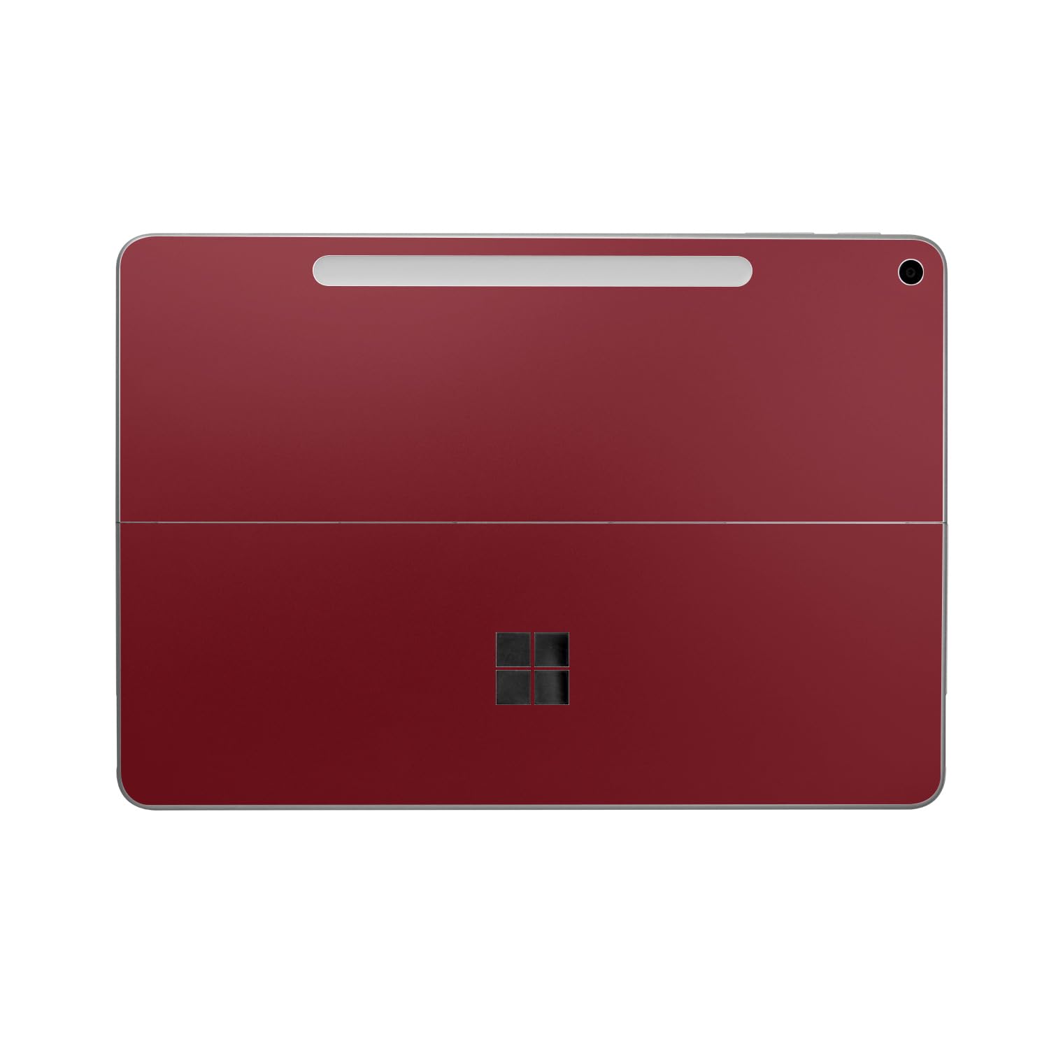 Tablet Skin Compatible with Microsoft Surface Pro 12" (2025) - Solid Burgundy - Premium 3M Vinyl Protective Wrap Decal Cover - Easy to Apply | Crafted in The USA by MightySkins