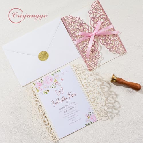 Invitaciones de boda listas para rellenar con sobres de boda y tarjetas RSVP 4