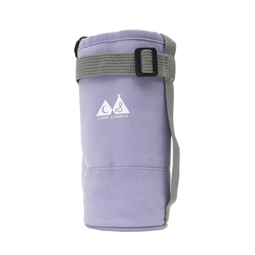 stample 水筒ボトルホルダー 水筒カバー ショルダー 1リットル 500ml (ラベンダー, S)