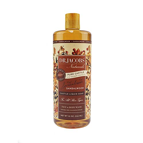 Dr. Jacobs Naturals Pure Castile Liquid Soap - Natural Face and Body Wash