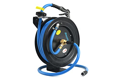 Image of Zephyr Heavy-Duty Auto-Retractable Water /Garden Hose Reel (Industrial-Grade) Made in India