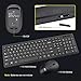 Wireless Keyboard and Mouse Combo - Rii Standard Office for Windows/Android TV Box/Raspberry Pi/PC/Laptop/PS3/4 (1PACK)