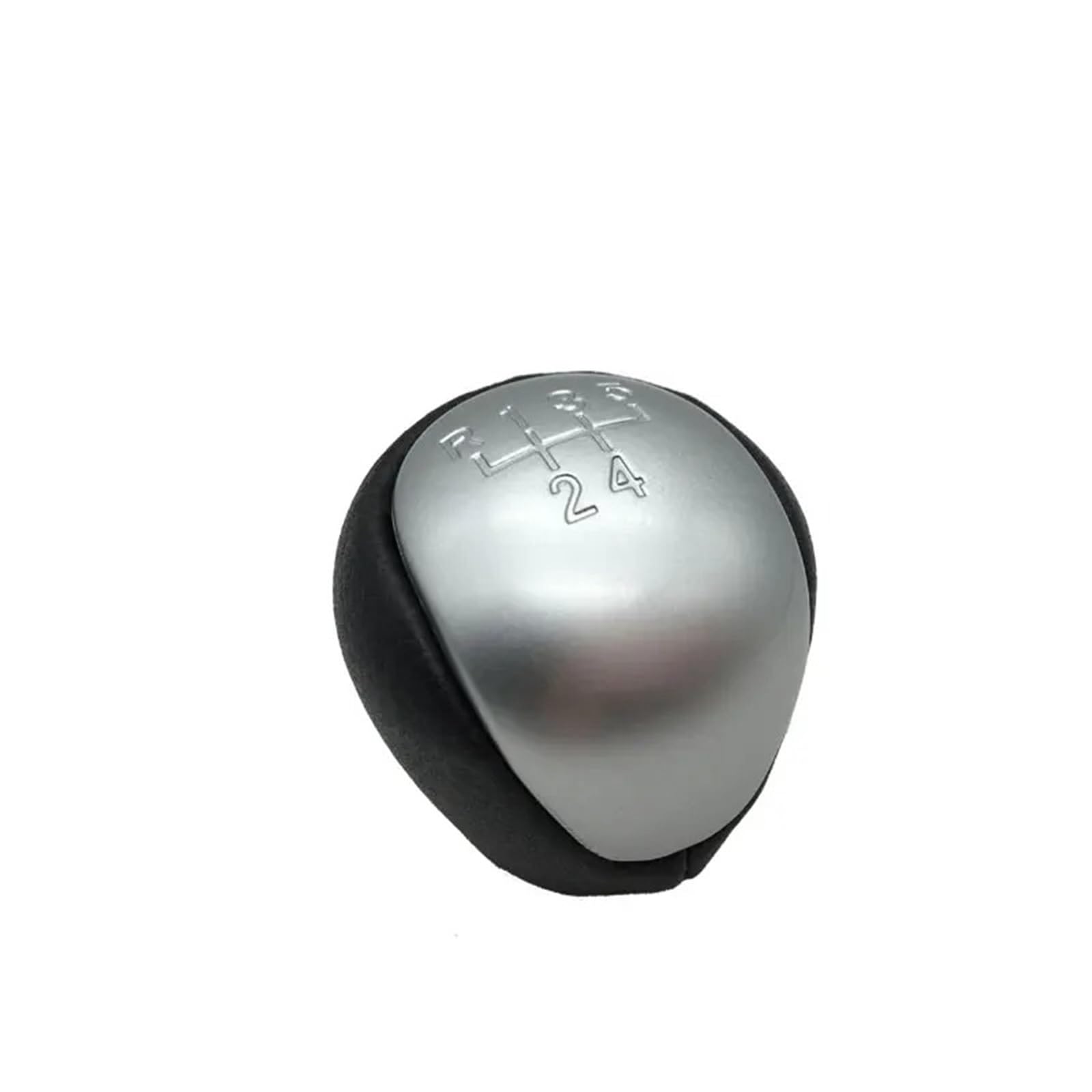 Xexjhqq 5S Silver Gear Stick Knob For Hyundai For Elantra 2008-2012 5 6 Speed Car Shift Gear Knob Manual Mt Shifter Lever Head Handball(5S Silver)