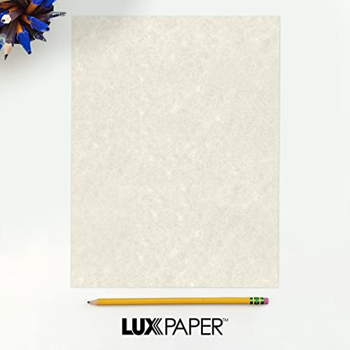 8 1/2 X 11 Cardstock - Cream Parchment (50 Qty.) | Perfect For Resumes, Paper Crafting, Wedding Invitations, Card Making, Awards, Business Cards, Layer Cards | 65Lb Paper | 81211-C-29-50 #TOP2