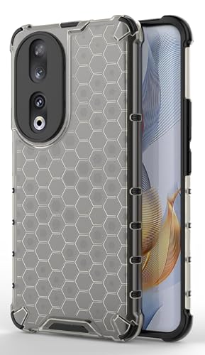 Image of Glasgow Back Case Cover Compatible with [ Honor 90 5G ] (Stylish Design) - Black