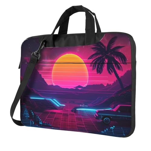 Sac à bandoulière convertible Retrowave pour ordinateur portable éliminant l'électricité statique