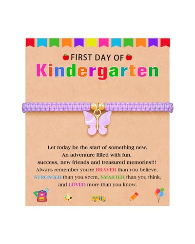 Back to School First Day of Kindergarten School Bracelet Gifts