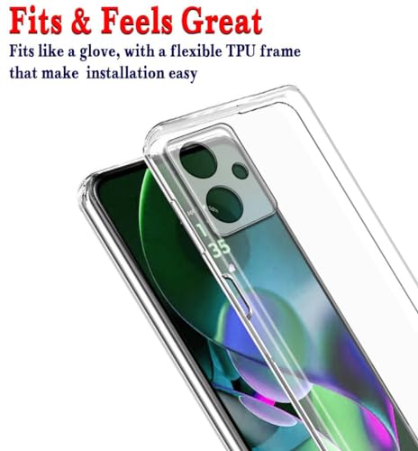 Image of Amazon Brand - Solimo Mobile Cover for Motorola Moto G64 5G / G54 5G / G54 Power 5G (Soft & Shockproof Back Case with inbuilt Cushioned Edges), Transparent