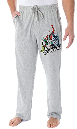 Dc Comics Men's Justice League Pajama Pants Batman Superman Green Lantern The Flash Loungewear Sleep Pants (Medium) #TOP7