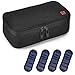 ALLCAMP Bolsa Nevera Para Insulina, Nevera Portatil Insulina Medicamentos Para Diabéticos, con 4 Bolsa Nevera Pequeña, Forro Aislante y Compartimento Para Bolígrafos（negra）