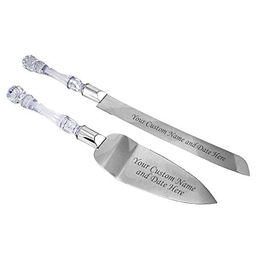 Hat Shark Personalized Wedding Anniversary Cake Knife and Server Set Free Engraving