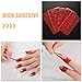 DINHEAROM 100pcs Nail Polish Protector: U Shape Spill Proof Peel Off Guard Nail Stickers Cuticle Skin Barrier for Fingers Manicure French Tip Painting